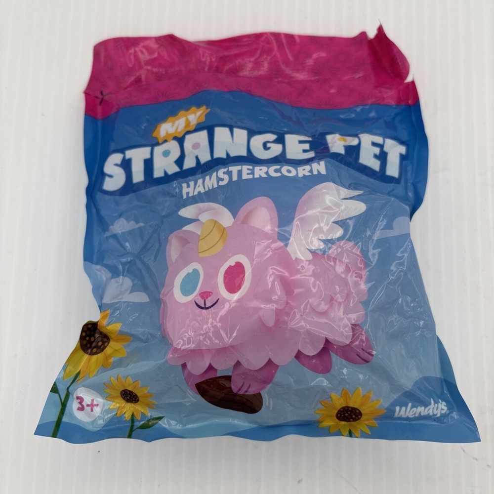 Wendys My Strange Pet Hamstercorn Kids Meal Toy New Sealed Collectible